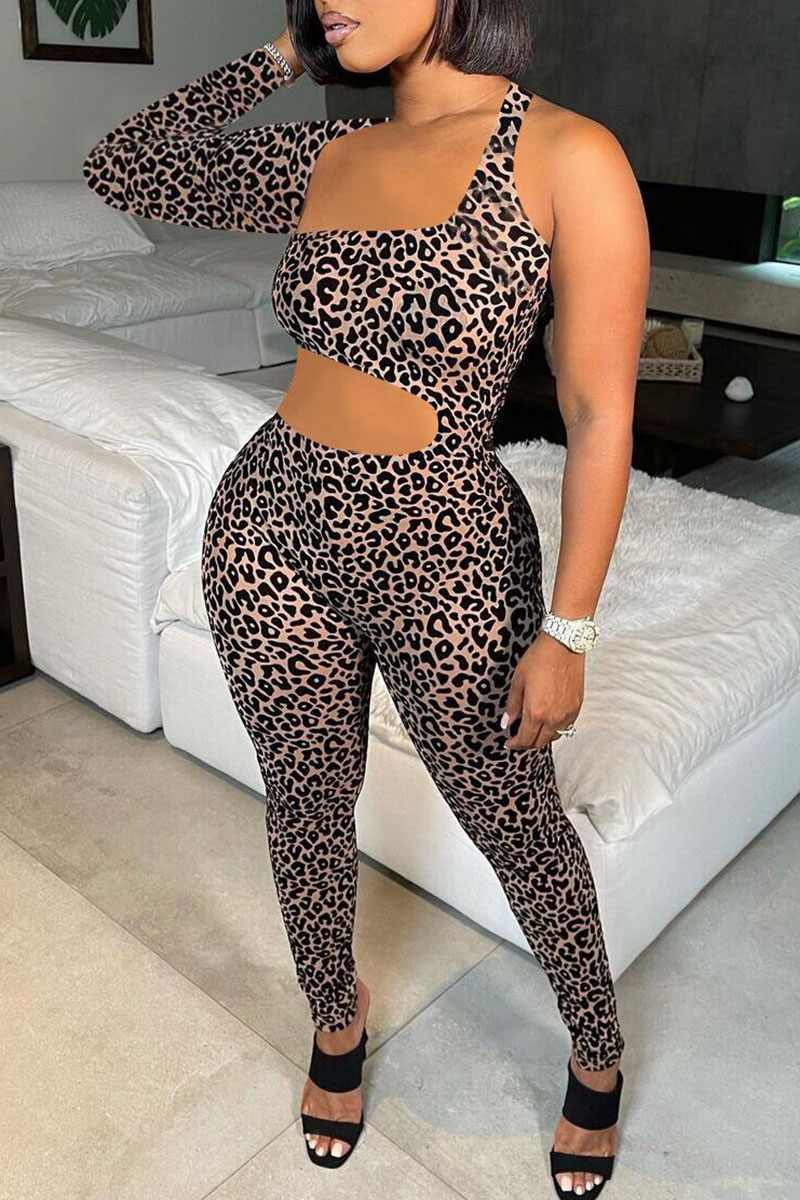 wholesale leopard print sexy solid hollowed