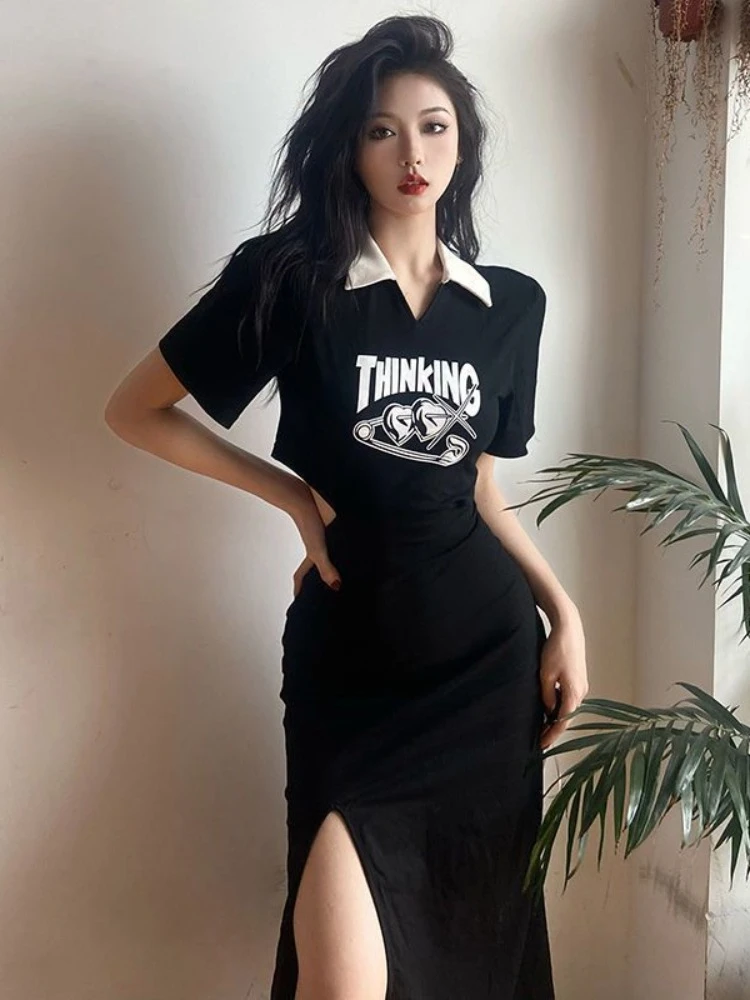 houzhou sexy women cow print dress