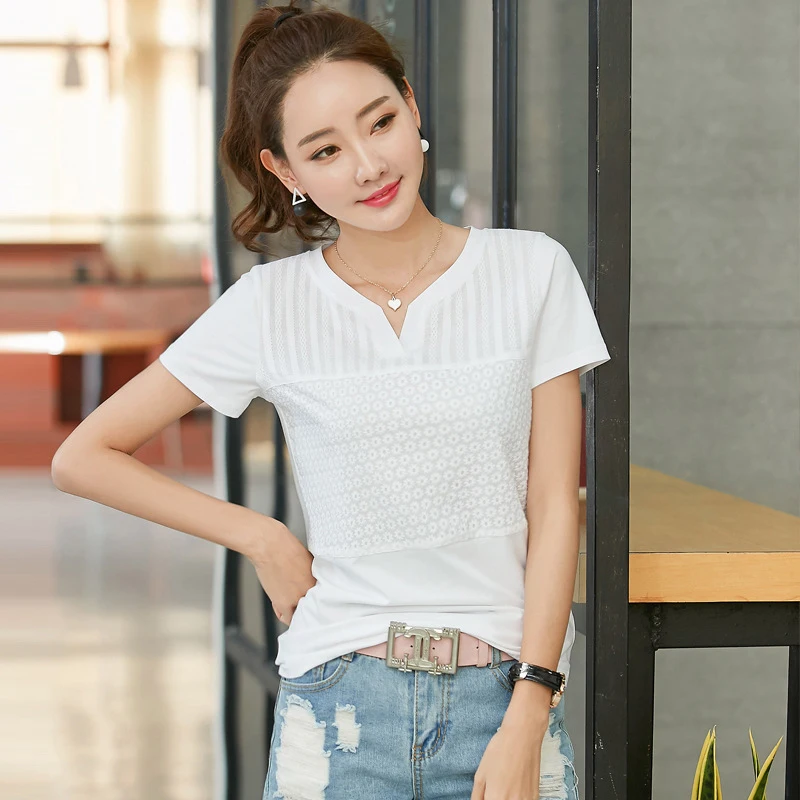 camiseta mujer shirt women summer korean